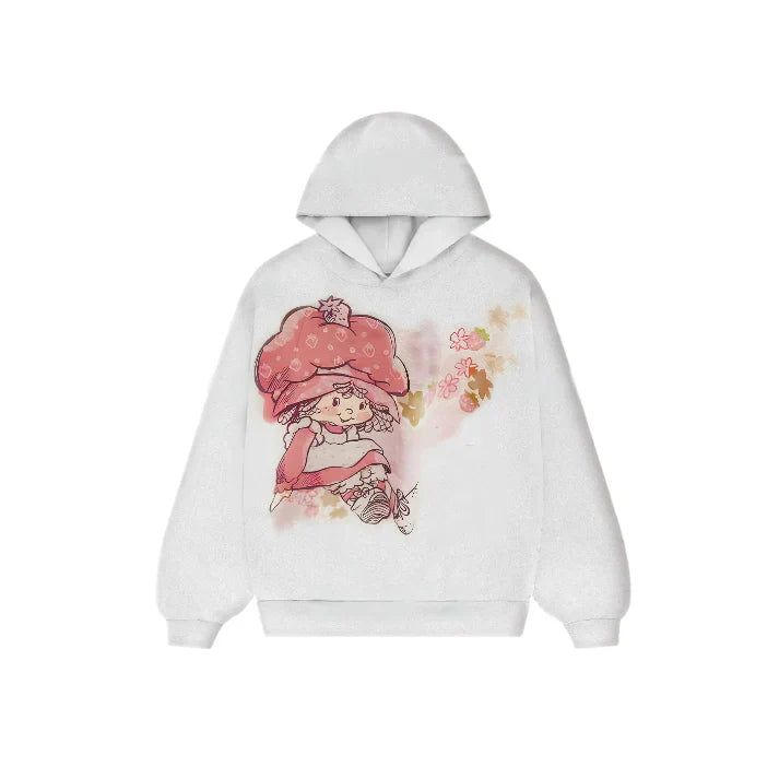 Take Advantage Of Our Spring Sale To Save 60% On Our Unisex Strawberry Shortcake Hoodie 💕