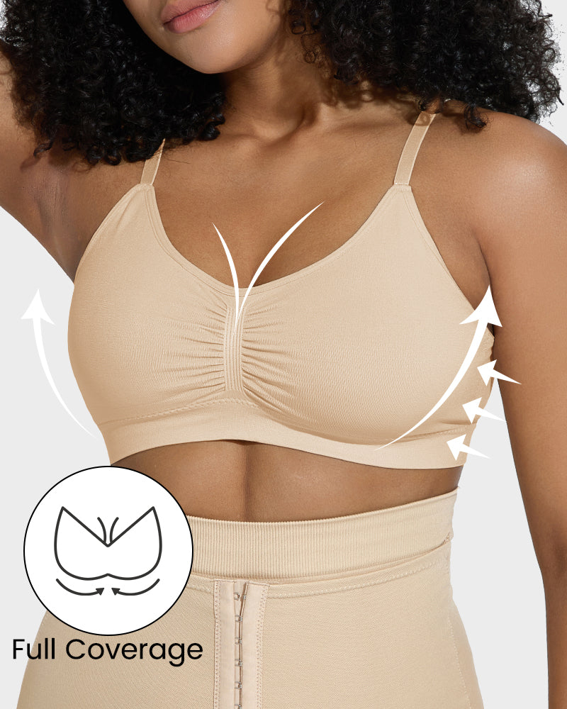 Full Coverage Non-Padded Wireless Sculpt Bra