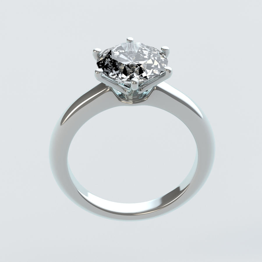 Moissanit-Ring - Alexia 