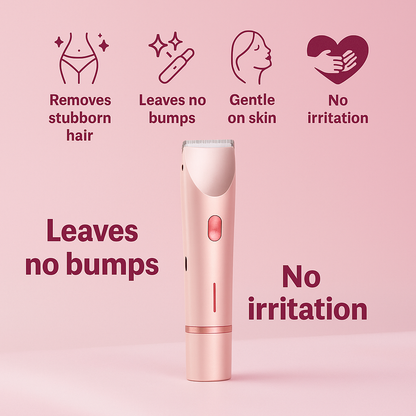 AuraSkin™ - 2 in 1 Painless Bikini Hair Trimmer