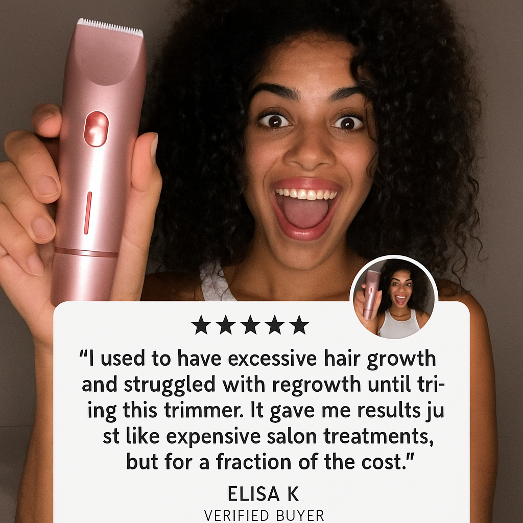 AuraSkin™ - 2 in 1 Painless Bikini Hair Trimmer